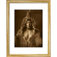 Bear's Belly - Arikara print in gold frame