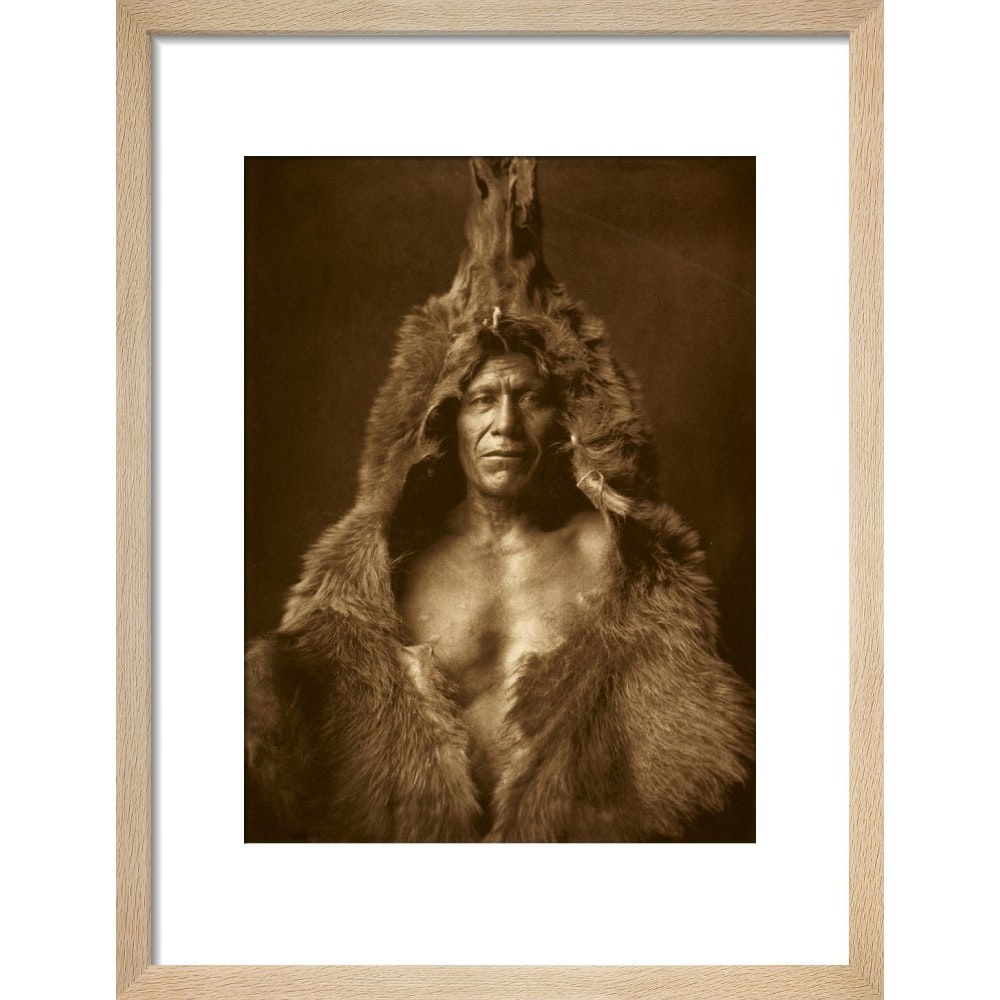 Bear's Belly - Arikara print in natural frame
