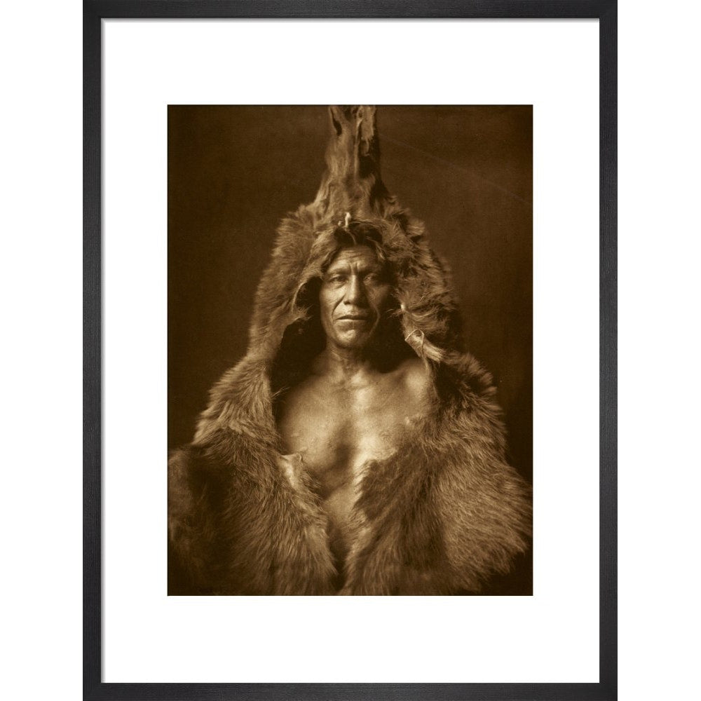 Bear's Belly - Arikara print in black frame