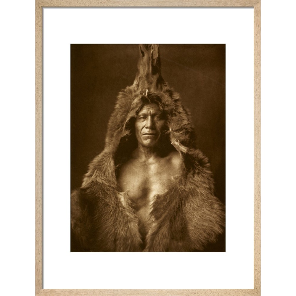 Bear's Belly - Arikara print in natural frame