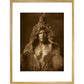 Bear's Belly - Arikara print in gold frame