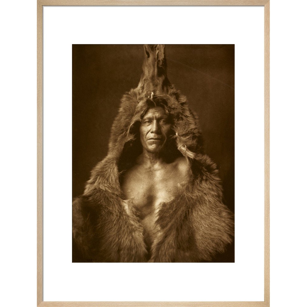 Bear's Belly - Arikara print in natural frame