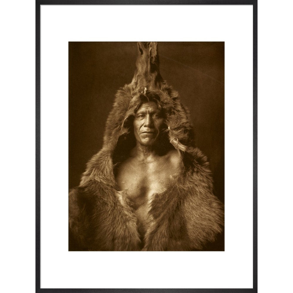 Bear's Belly - Arikara print in black frame