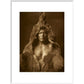 Bear's Belly - Arikara print in white frame