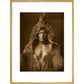 Bear's Belly - Arikara print in gold frame