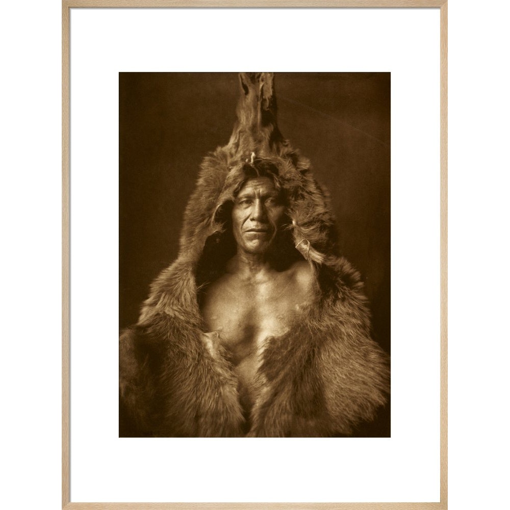 Bear's Belly - Arikara print in natural frame