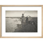 Coming Home from the Marshes print in natural frame