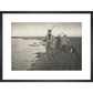 Coming Home from the Marshes print in black frame