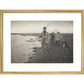 Coming Home from the Marshes print in gold frame