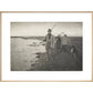Coming Home from the Marshes print in natural frame