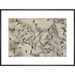 Dandelion Seeds print in black frame