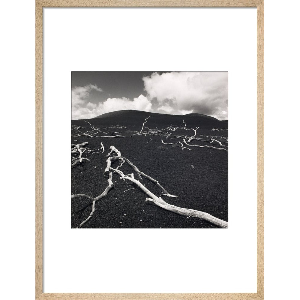 Devastation Hill print in natural frame