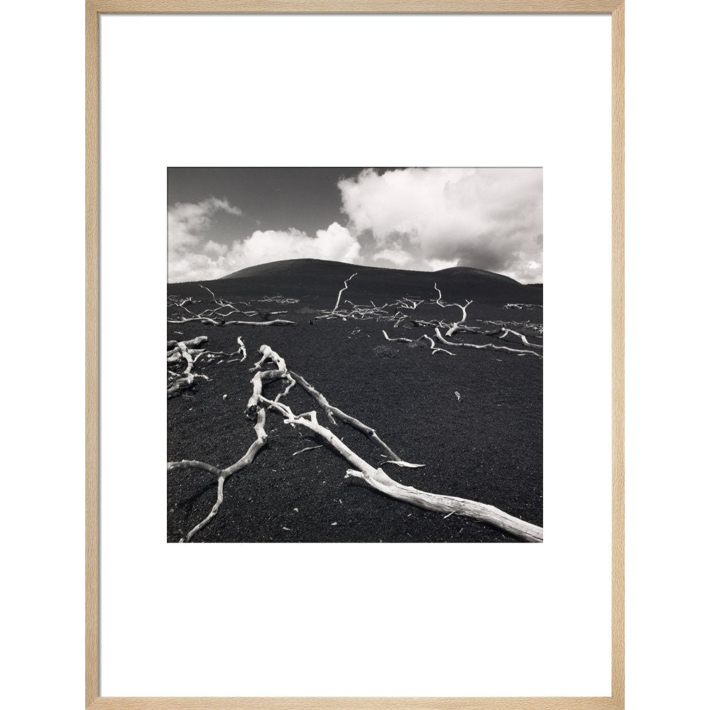 Devastation Hill print in natural frame