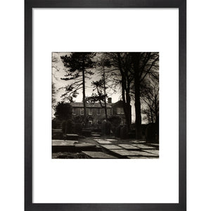 Howarth Parsonage print in black frame