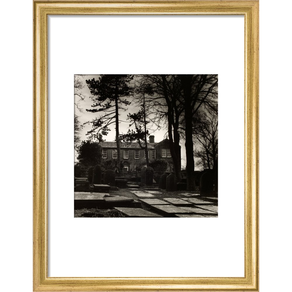 Howarth Parsonage print in gold frame