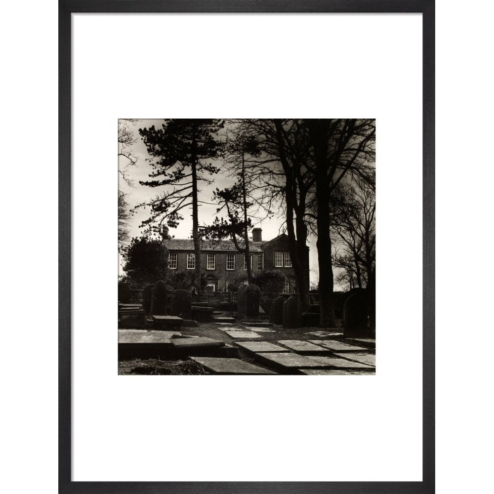 Howarth Parsonage print in black frame