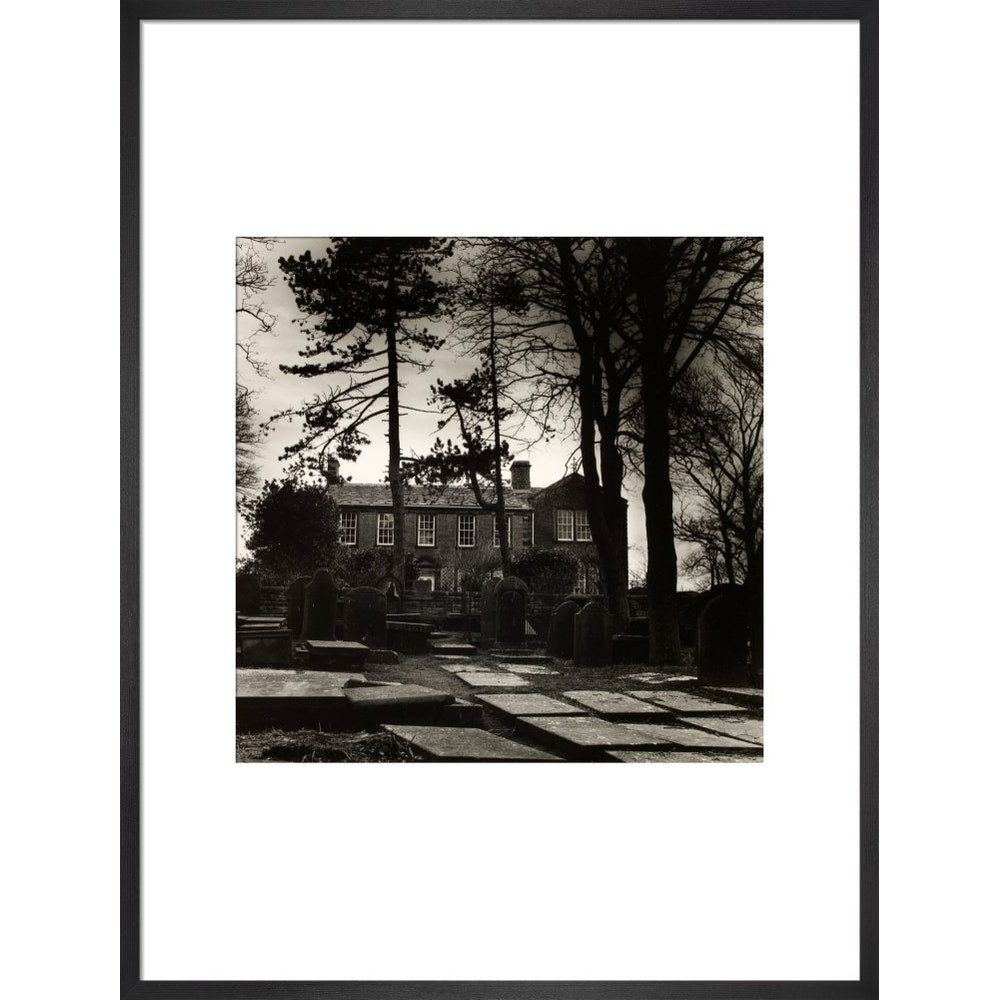 Howarth Parsonage print in black frame