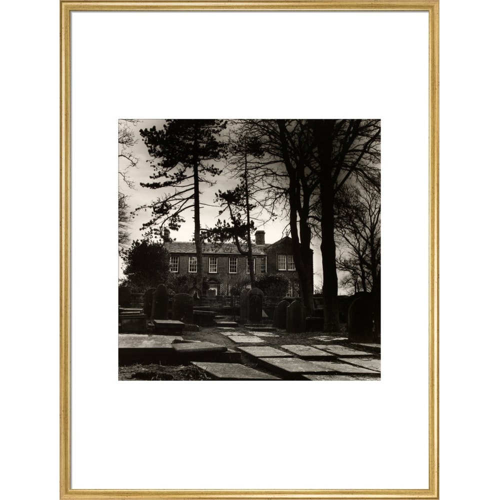 Howarth Parsonage print in gold frame