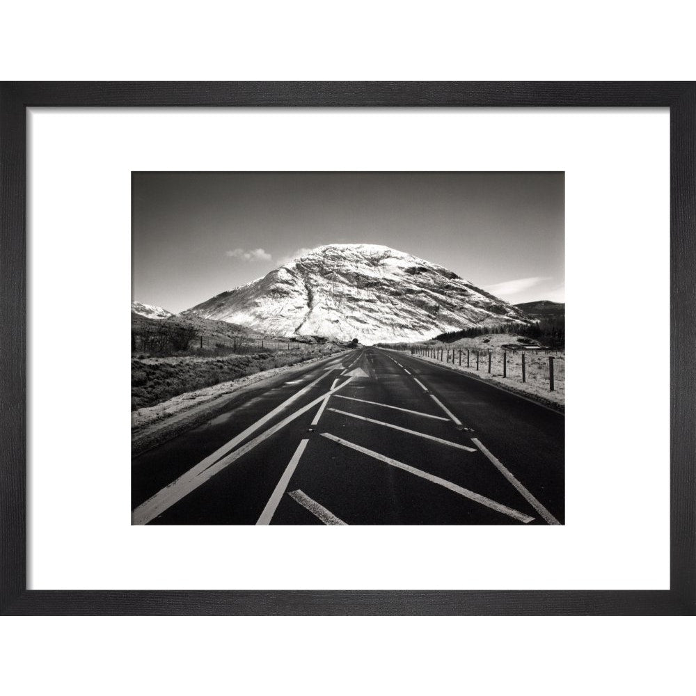 Meall Mor print in black frame