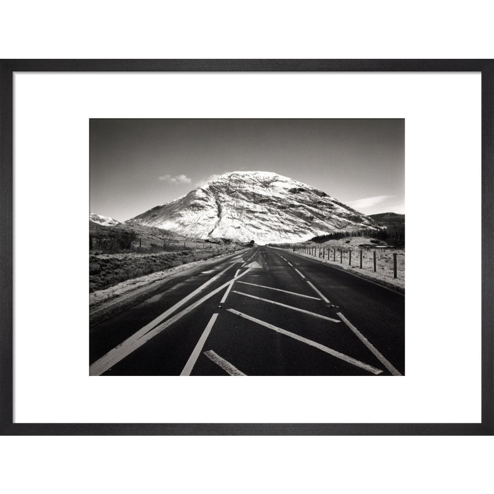 Meall Mor print in black frame