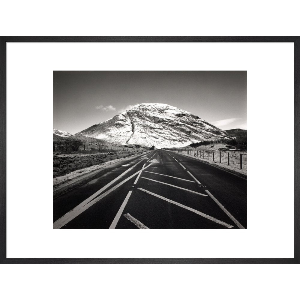 Meall Mor print in black frame