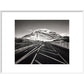 Meall Mor print in white frame