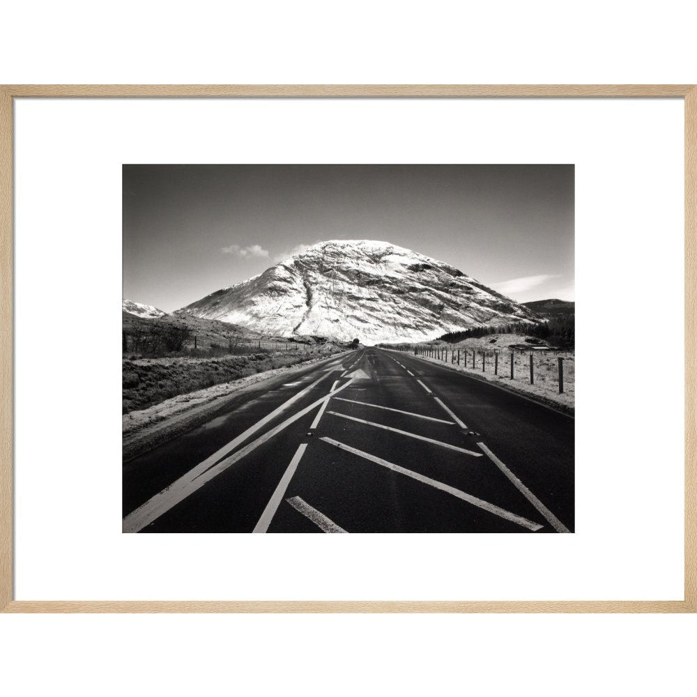 Meall Mor print in natural frame