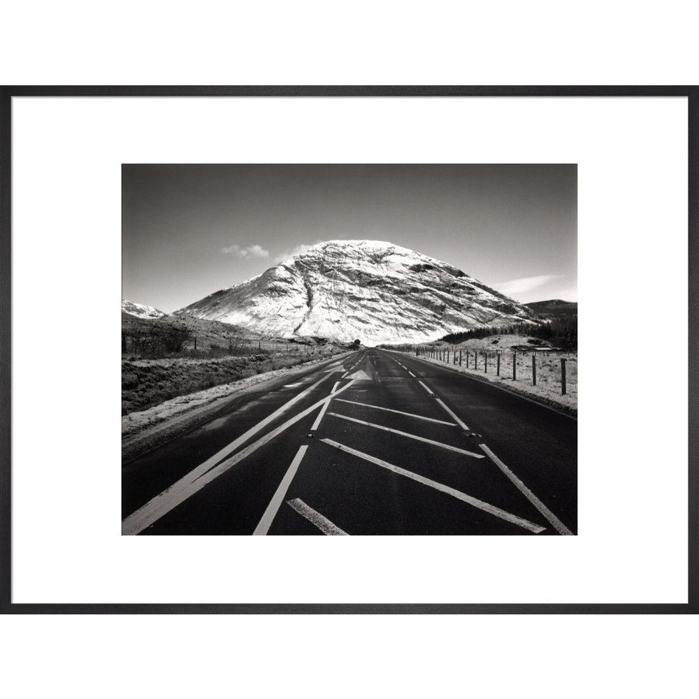Meall Mor print in black frame
