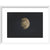 Photograph of the Moon print in white frame