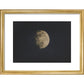 Photograph of the Moon print in gold frame