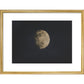 Photograph of the Moon print in gold frame