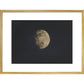 Photograph of the Moon print in gold frame