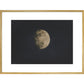 Photograph of the Moon print in gold frame