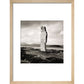 Single Stone, Ring of Broga print in natural frame