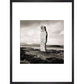 Single Stone, Ring of Broga print in black frame