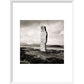 Single Stone, Ring of Broga print in white frame