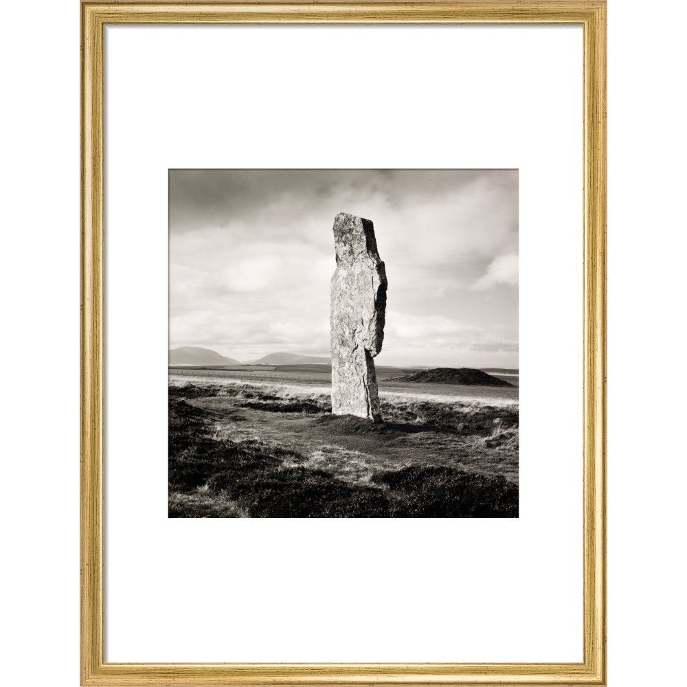 Single Stone, Ring of Broga print in gold frame