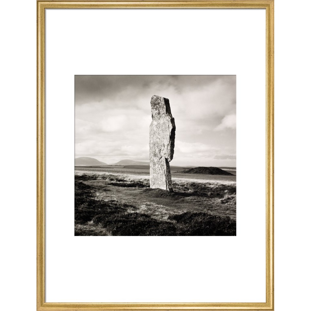 Single Stone, Ring of Broga print in gold frame