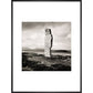 Single Stone, Ring of Broga print in black frame