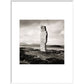 Single Stone, Ring of Broga print in white frame