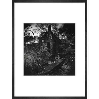 Staups Mill print in black frame