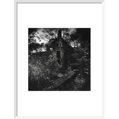 Staups Mill print in white frame