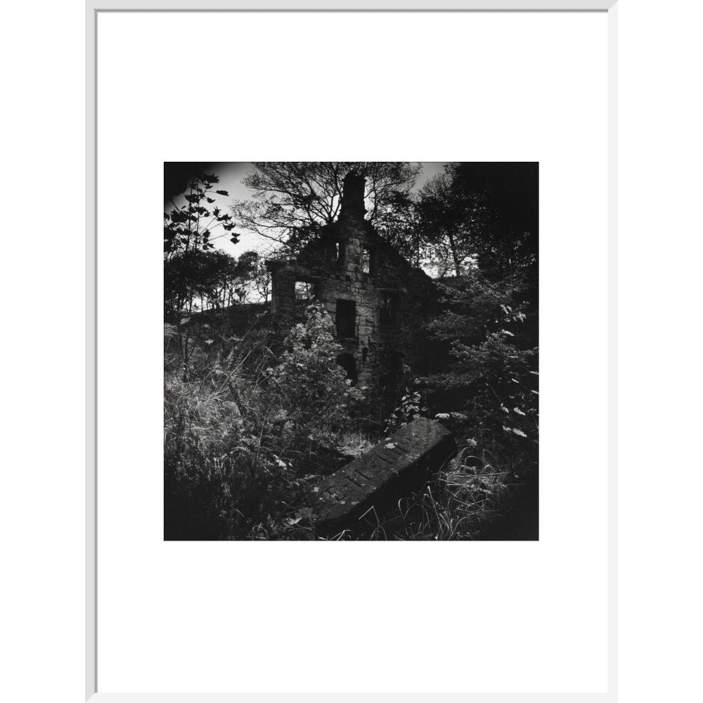 Staups Mill print in white frame