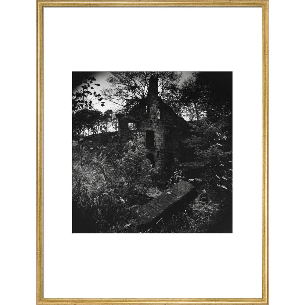 Staups Mill print in gold frame