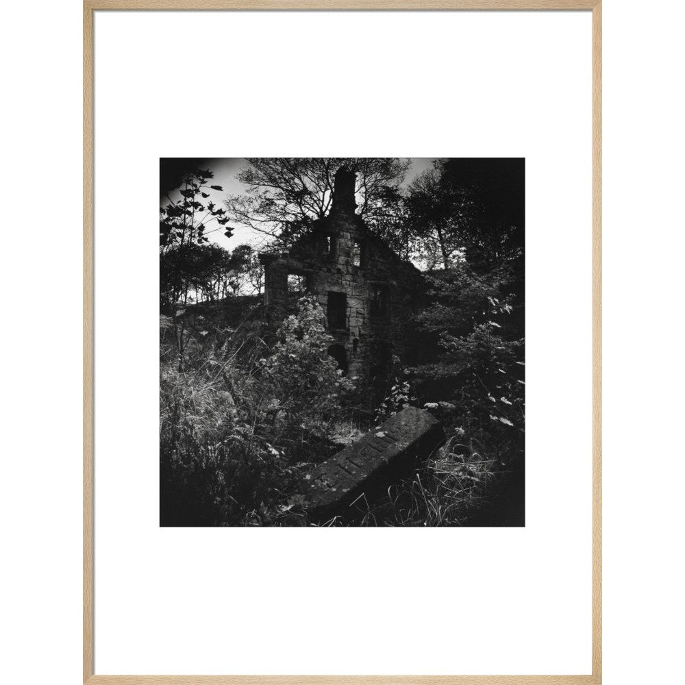 Staups Mill print in natural frame