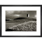 Stone Tower print in black frame