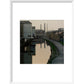 Sunset, Baildon Bridge print in white frame
