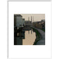 Sunset, Baildon Bridge print in white frame