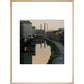 Sunset, Baildon Bridge print in natural frame