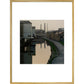 Sunset, Baildon Bridge print in gold frame